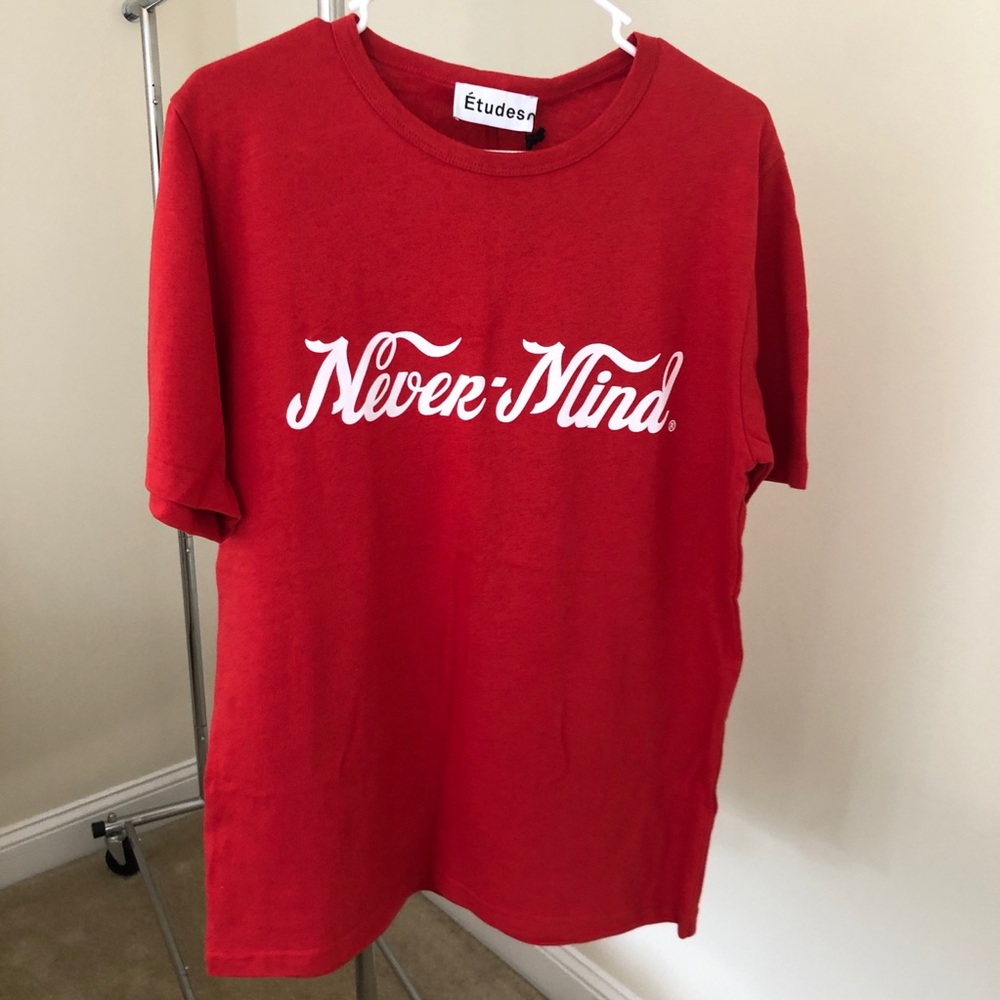 Etudes NEVER MIND cotton t shirt
